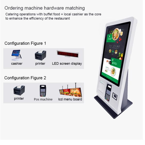Quickpay Touch Lcd Screen Ordering Payment Kiosk Support WIFI