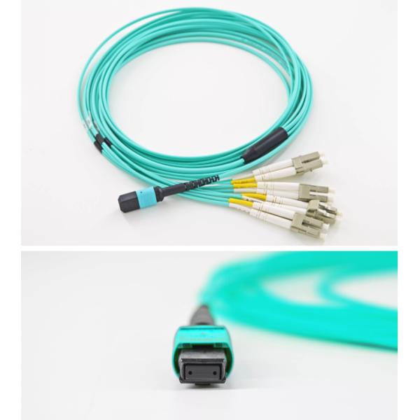 Low PDL QSFP Compatible High Reliability MTP/MPO Fiber Jumper Cable with Compact Design