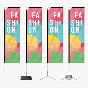 China Custom Rectangular Flags Custom Advertising Waterproof Promotional Flags Banners  on sale