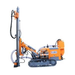 Wholesale High Performance Dth Rig Machine Without Cab , 90mm - 115mm Blasing Hole Air Drilling Rig from china suppliers