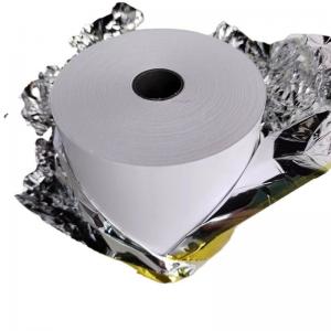 Wholesale Blue Black Image Thermal Paper 45-70GSM Jumbo Roll for Banknote/Fax/ATM in Industrial from china suppliers
