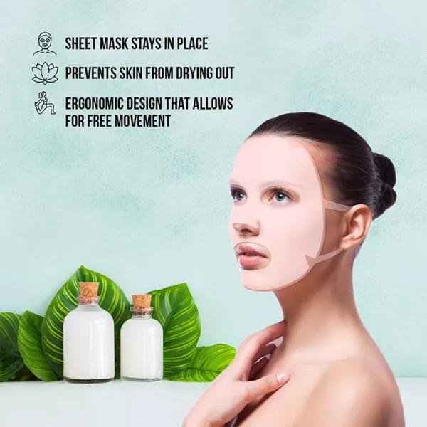 Eco Friendly Silicone Facial Mask Holder Cover Soft Multicolor