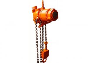 China 0.08 ton - 160 tons Air Chain Hoist, Pneumatic Chain Hoist Orange Color on sale