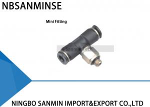 China PB - C Compact One Touch Fitting Mini Fittings Plastic Male Branch Tee Fitting Pneumatic Push In Connector Sanmin on sale
