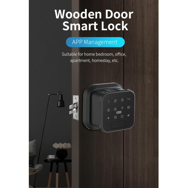 6V Door Knob Smart Lock Electronic Keyless Fingerprint Door Lock