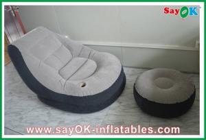 China Portable Custom Inflatable Products , Air Pump Planetarium Dome PVC Inflatable Chair on sale