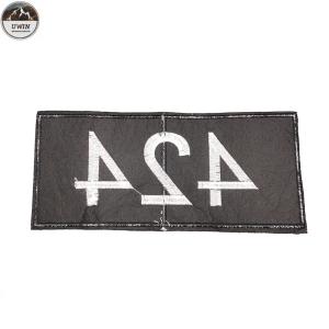Sew On Custom Logo Patches No Minimum Embroidery 22 * 10CM Size For Clothing