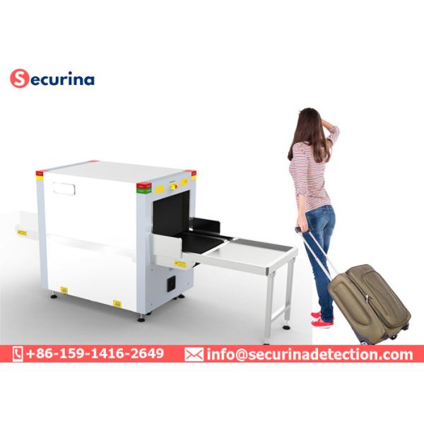Dual Energy Powerful X Ray Inspection System Baggage Scanner 0.22m/s Conveyor