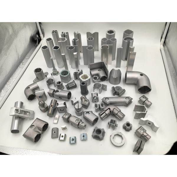 Lean pipe assemble pipe rack PE coated pipe and auminum pipe and joint System