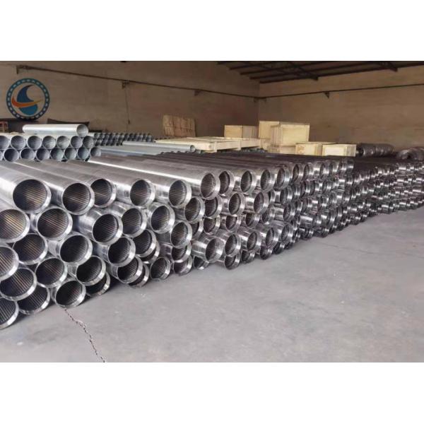 5.8m Length 2507 Slotted V Wire Screen Pipe For Water Well Filter