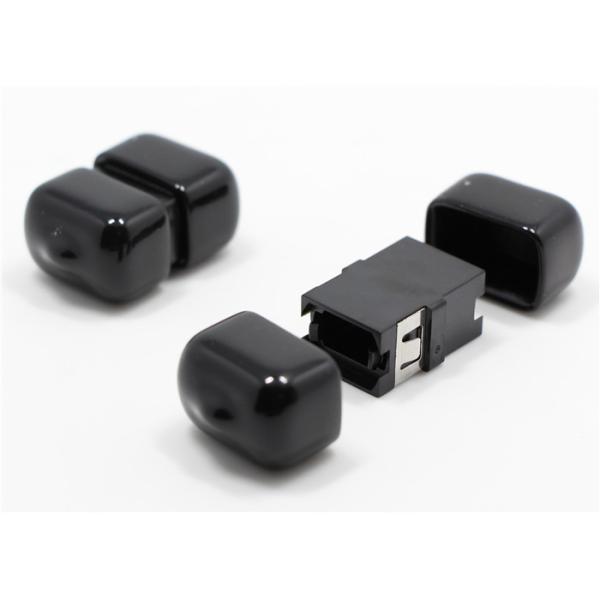 MPO Opposed Key, Up to Down SC footprint Fiber Optic Adapter One -Piece type Low IL < 0.2dB reduced Flange