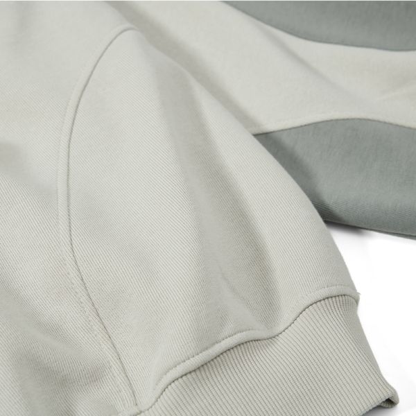 Low MOQ Customized Color Block Splicing 3D Embroidery Oversized Pullover Winter Hoodie Pocket Hip Hop Polyester/Cotton Blend