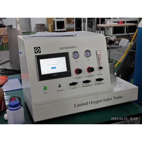 ASTM D 2863 ISO 4589-2 Oxygen Index Tester for Solid Materials Laminated Foam Sheets and Films