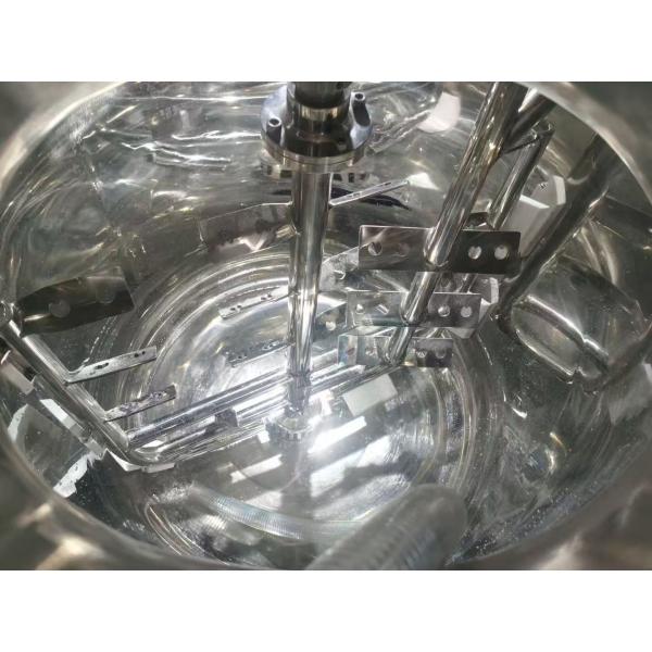 Liquid Soap Cosmetic Vacuum Emulsifying Homogenizer SS 304/316 Material 200L
