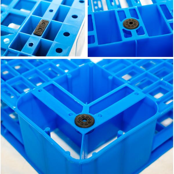 Stackable PP Heavy Duty Plastic Pallet 1500Kg Euro HDPE Pallets