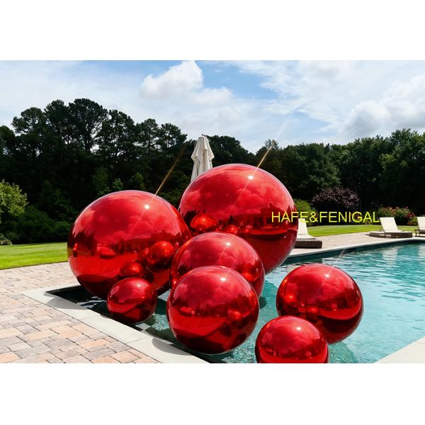 Inflatable PVC Big Shiny Mirror Balloons Perfect As A Luxury Pool Party Decoration