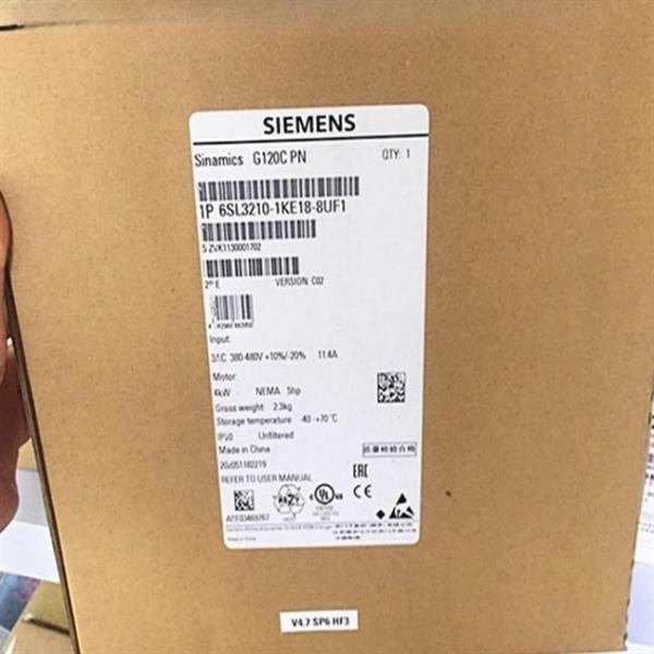 Safety G120 Power Module I/O Interface 6SL3210-1KE18-8UF1 Frequency Converter