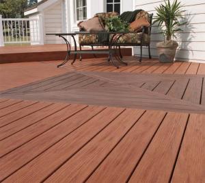 Wholesale UV Resistance Wpc Timber Flooring Decks Recyclable For Exterior Garden Decks from china suppliers