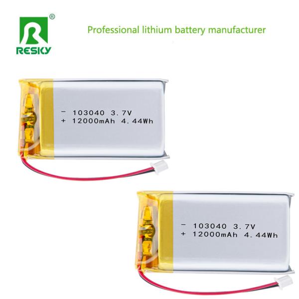 Lipo Battery Cell 103040 3.7v 1200mAh 4.44wh Rechargeable Power Battery For Beauty Instrument