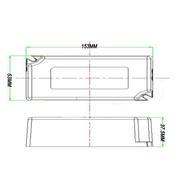 Durable Dimmable Constant Current Led Driver 47-63hz Output Frequency