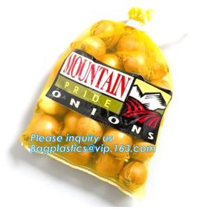 PE Raschel bag mesh bag,Plastic PE HDPE raschel mesh net bags for ginger,pe