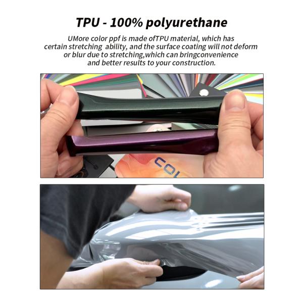 Cloud Yellow TPU PPF Film Full Body Auto Paint Protection Color Changing