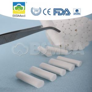 China Health Care White Dental Disposable Products , Odorless Dental Cotton Rolls on sale