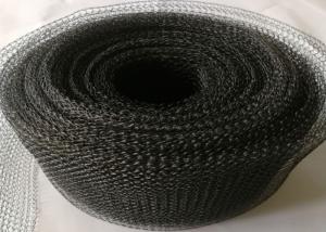 China 99% Filter Knitted Stainless Steel Mesh 25-400mm Sample Avaliable on sale