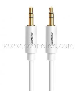 Wholesale original Pisen double 3.5MM stereo audio cable, 3.5mm stereo audio cable from china suppliers