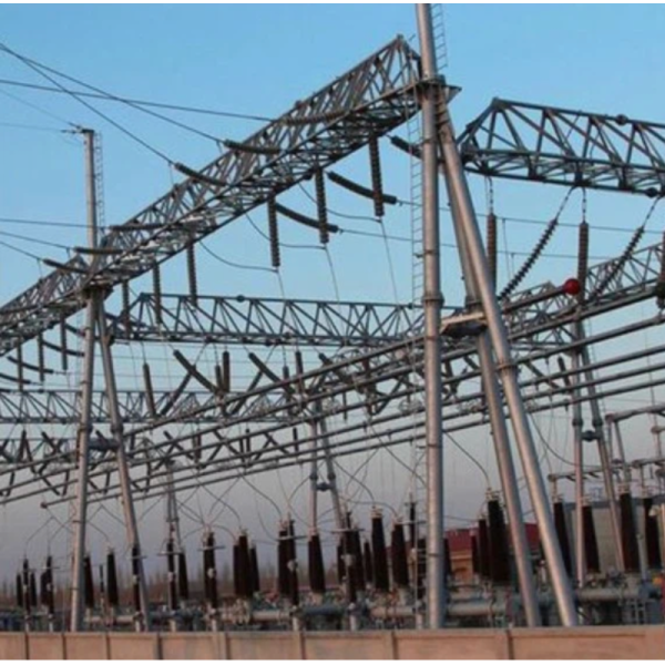 Customized Electrical Substation Fire Protection Galvanized Steel Structures