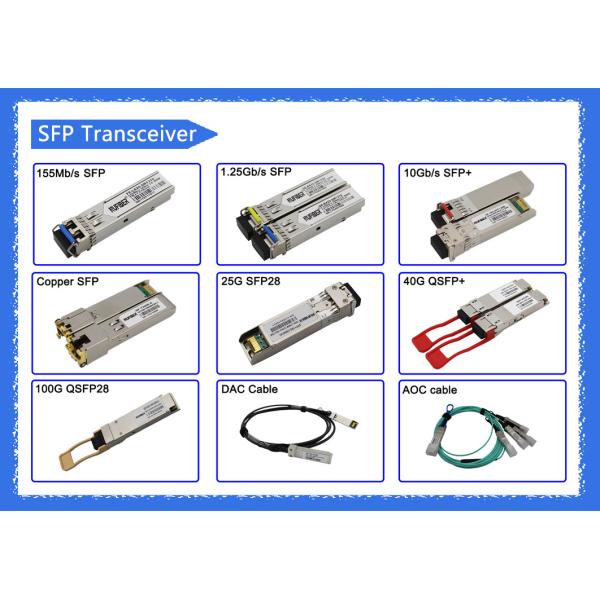 Cisco compatible SFP Module 10Gbps WDM 1330nm/1270nm 20km Single Mode 20km LC SFP Transceiver