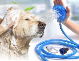 Wholesale MultiFunction Pet Bath Shower Head Dogs Water Sprayer Brush from china suppliers