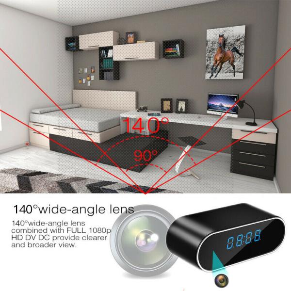 The Best Quality Wireless WIFI Camera Clock 1080P Z10 Mini Camera Time Alarm Watch P2P IP/AP Made In China