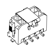 3.0mm Pitch Wire-To-Wire Connector 2 To 12P Single Or Double Row Plastic Square Connector