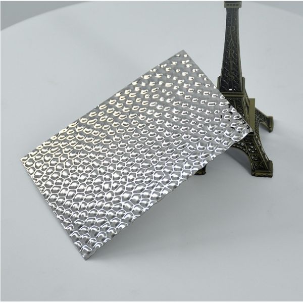 Floral Pattern Embossed SS Sheet Anti Fingerprint For Kitchen Backsplashes