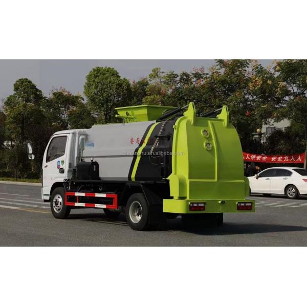 6m3 Pure Electric Side Loading Compactor Kitchen Garbage Truck with Eco-Friendly Operation