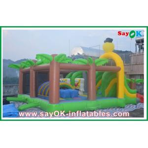 0.55mm PVC Inflatable Bounce , Logo Printing Inflatable Bouncy Castle