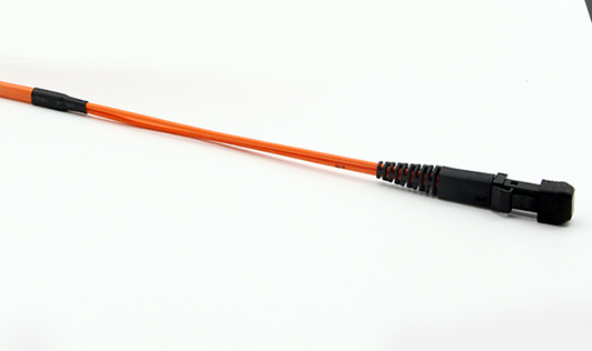 OM1 62.5 / 125 MTRJ - LC Fibre Optic Patch Leads Flat Duplex Orange 2M PVC UL Certification