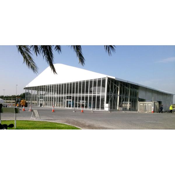 Customized Size Waterproof Double Decker Tent For Exhibition With ABS Wall