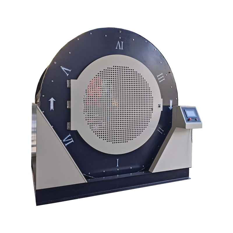 HUAKAI Luggage Tumbling Barrel Drop Impact Testing Machine, Luggage Hexagonal Drum Testing Machine