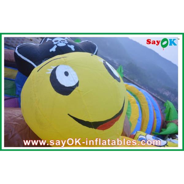 0.55mm PVC Inflatable Bounce , Logo Printing Inflatable Bouncy Castle