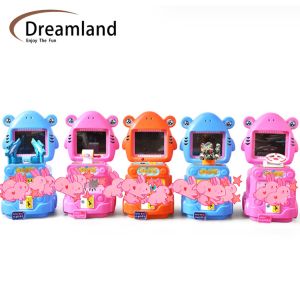 Steel Kids Game Machine Unique Shark Theme With Bright Colors And Lighting