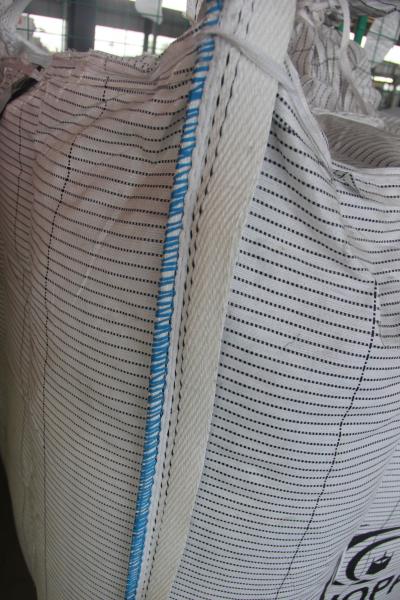 Quality 1 Ton Conductive Big Bag Groundable For Anti - Static Pp Fabric , 5-1 Safety Factor for sale