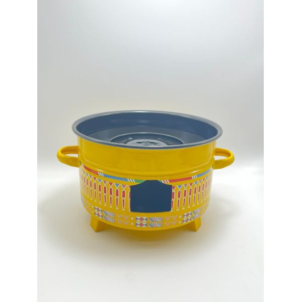 Enamel Carbon Steel Tableware Sets Displaying Classic Middle East Pattern