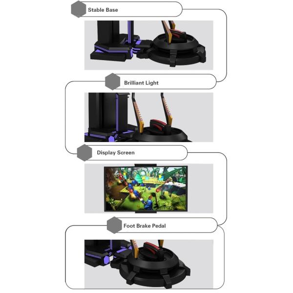 Exclusive Shooting Game Virtual Reality Simulator For Game Zone Customized Color