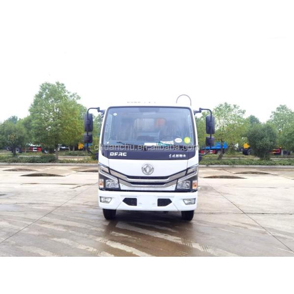 Diesel Four Wheel Garbage Truck With Rear Loading And Unloading Compression Bucket Automatic Loading Collection Vehicle