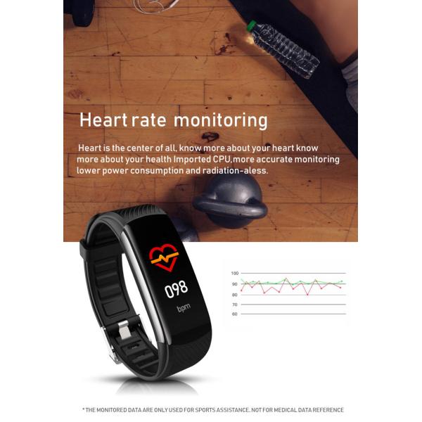 Smart Bp Hr Bracelet Camera Control Moving Target Fitness Tracker For Women