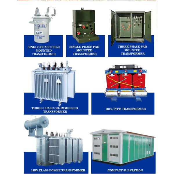 Customizable 50kVA Oil Immersed Power Transformer with 11kV Input and 0.4kV Output for Industrial Use