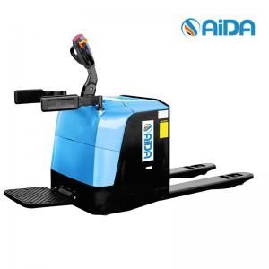 Wholesale CE Certified Stand On Electric Pallet Jack , Lithium Electric Hydraulic Pallet Jack from china suppliers