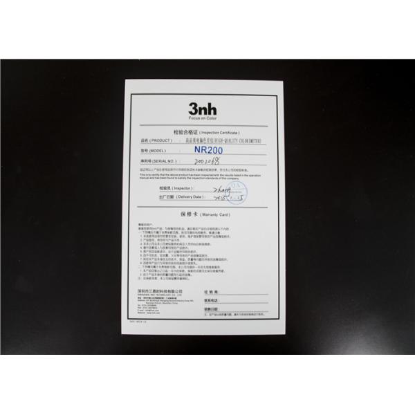 CE Passed Laboratory Colorimeter NR200 For Bath Towel Pillow Covers Color Difference Analyze